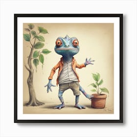 Lizard 23 Art Print