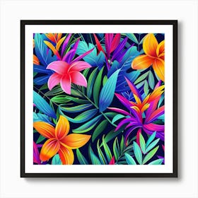 Lush Blooms (1) Art Print