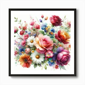 Flower Display Art Print