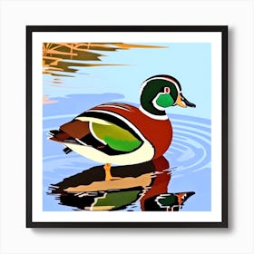 Wood Duck 5 Art Print