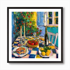 La Bottega Del Forno Trattoria Italian Food Kitchen Art Print