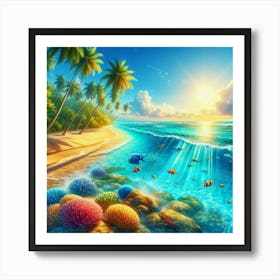 Ocean Scene Art Print