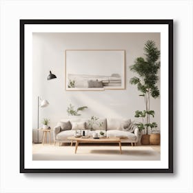 Modern Living Room 3 Art Print