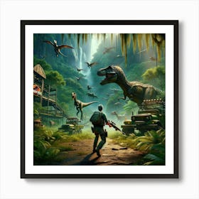 Jurassic Park 2 Art Print