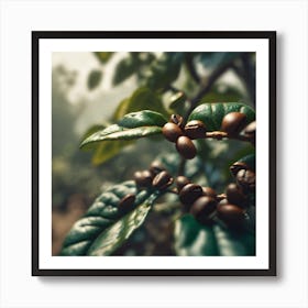 Coffee Beans On A Tree 74 Art Print