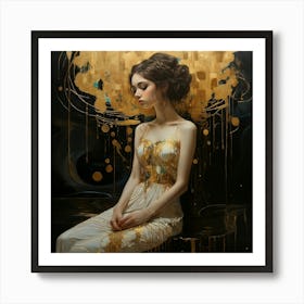 'Golden Girl' Art Print