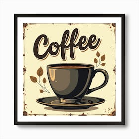 Coffee Sign Art Print