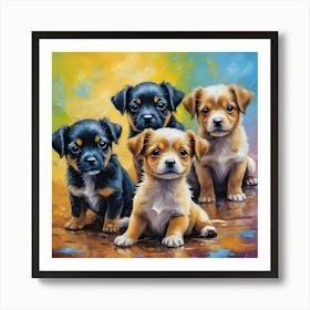 Chihuahua Puppies 1 Art Print