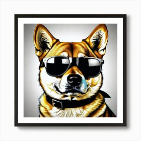 Shiba Inu 9 Art Print