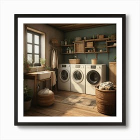 Default Default Vintage And Retro Laundry Aestethic 2 Art Print