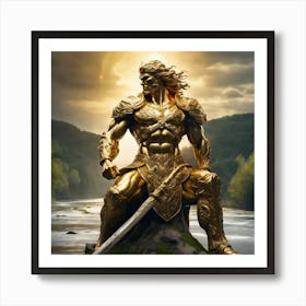 Golden Eagle 2 Art Print