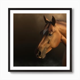 Horse Portrait 1 Art Print