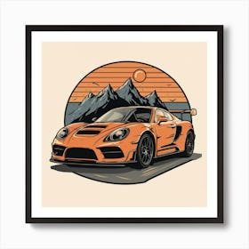 Porsche 911 Gt3 1 Art Print