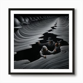 Through The Hole Art Print