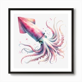 Squid Art Print