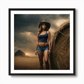 Hay Bale 1 Art Print