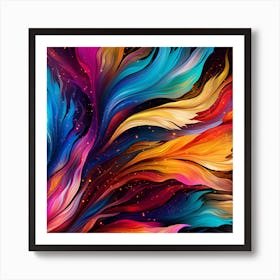 Abstract Colorful Abstract Background 4 Art Print