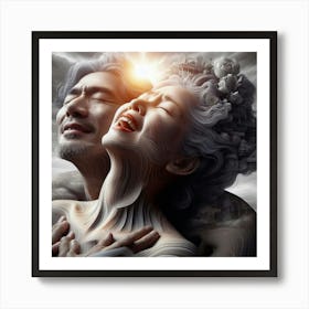 Asian Love Art Print