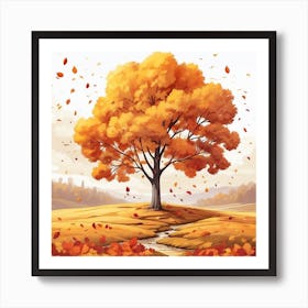 Autumn Tree Art Print