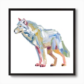 Arctic Wolf 01 Art Print