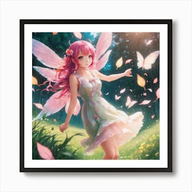 Fairy Hd Wallpaper Art Print