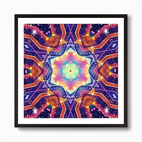 Psychedelic Mandala 30 Art Print