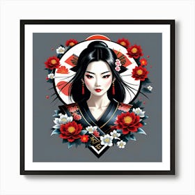 Geisha 2 Art Print