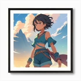 Anime artwork Art Print