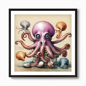 Octopus 71 Art Print