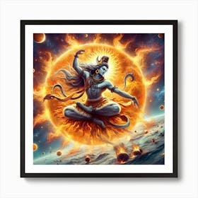 Lord Shiva 18 Art Print