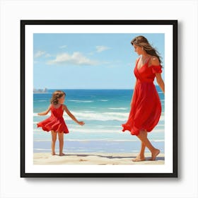 Moms love Art Print