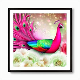 Peacock 3 Art Print