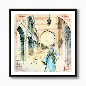 Arabic Woman Art Print