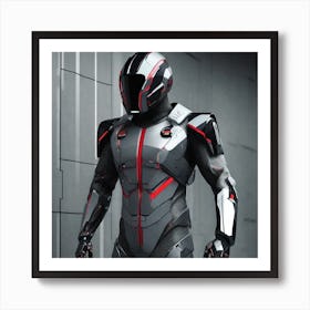 Futuristic Suit 20 Art Print