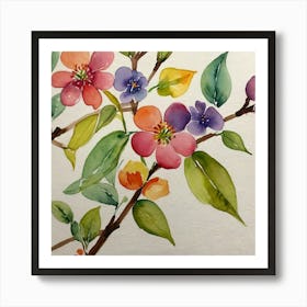 Apricot Blossoms Art Print