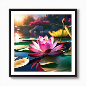 Lotus Flower 30 Art Print