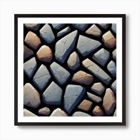 Stone Wall 86 Art Print