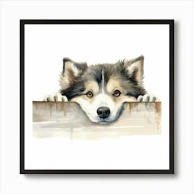 Husky Dog 3 Art Print