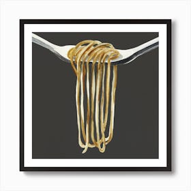 Spaghetti On A Fork 1 Art Print