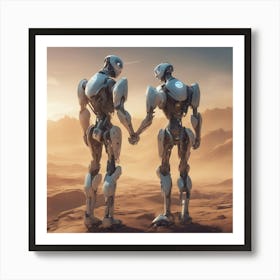 A Highly Advanced Android With Synthetic Skin And Emotions, Indistinguishable From Humans 2 Art Print