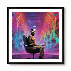 Man In A Chair 1 Art Print