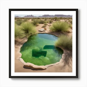 768228 A Glass Image Of A Clear Pool Of Water In The Midd Xl 1024 V1 0 Art Print