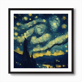 Starry Night 2 Art Print