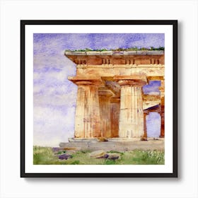 Greece - Temple Of Apollon Art Print