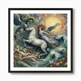 Angel Of The Sea 3 Art Print