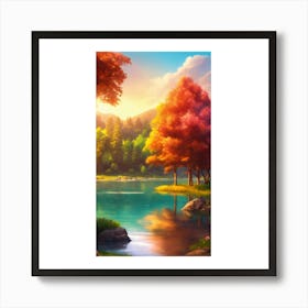 Autumn Forest 13 Art Print