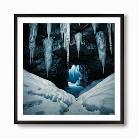 Ice Cave 1 Art Print