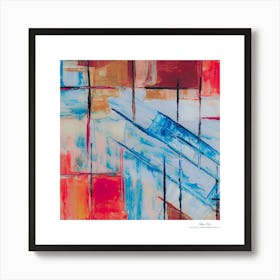 Contemporary art, modern art, mixing colors together, hope, renewal, strength, activity, vitality. American style.51 Art Print
