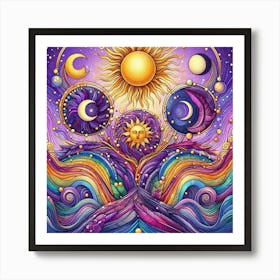 Shamanic Painting Art Print