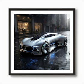 Mercedes Concept Car Art Print